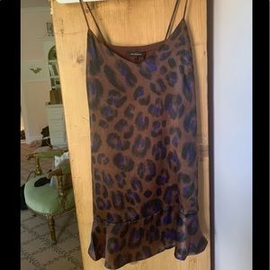 New w tags olivaceous Leopard print dress